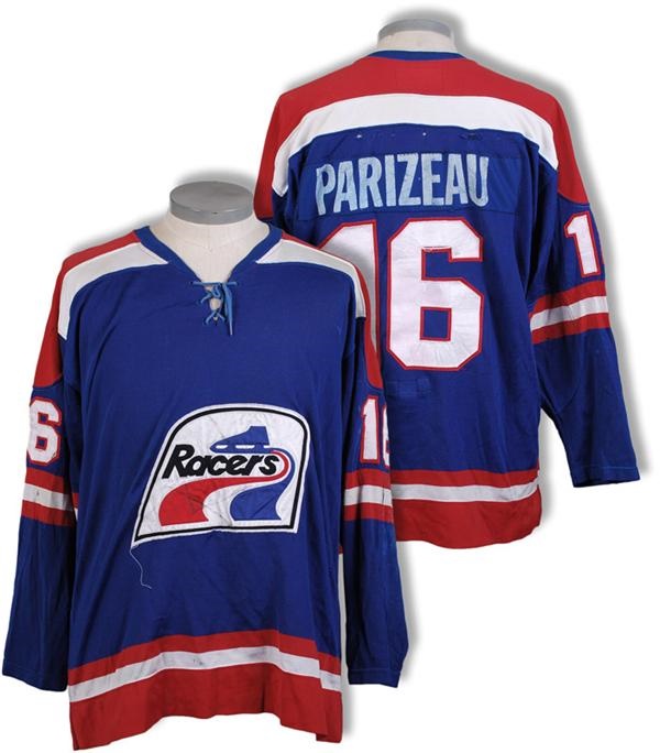 Hockey Equipment - 1975-76 Bob Fitchner / Michael Parizeau Indianapolis Racers WHA Game Worn Jersey