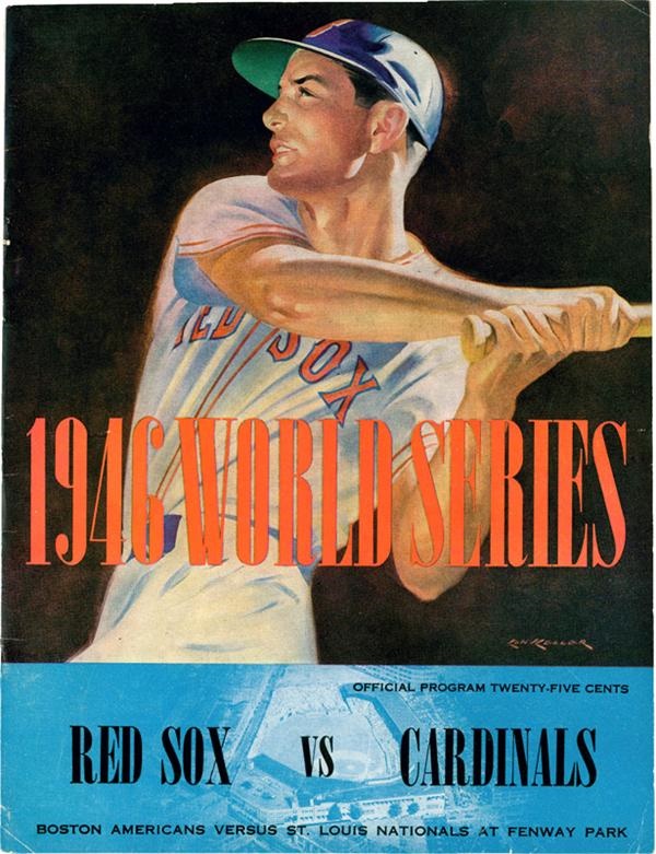 Baseball Autographs - 1946 St. Louis Cardinals Team Signed World Series Program