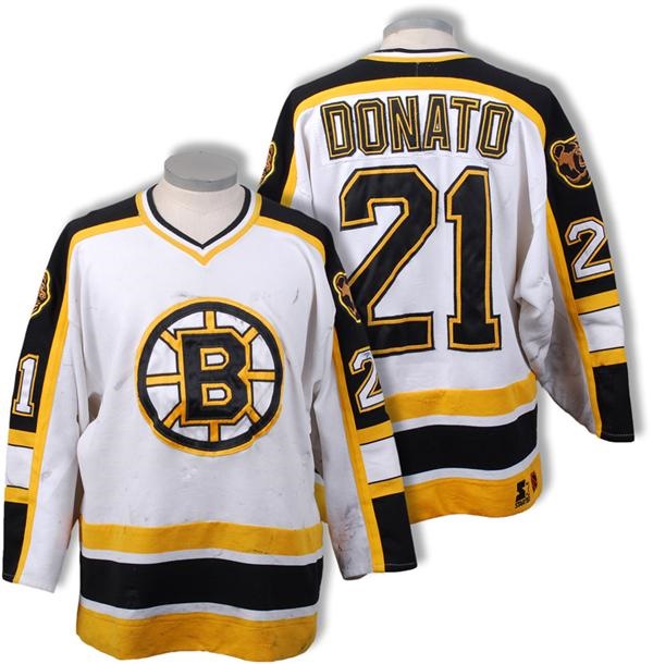 Hockey Equipment - 1996-97 Ted Donato Boston Bruins Game Worn Jersey