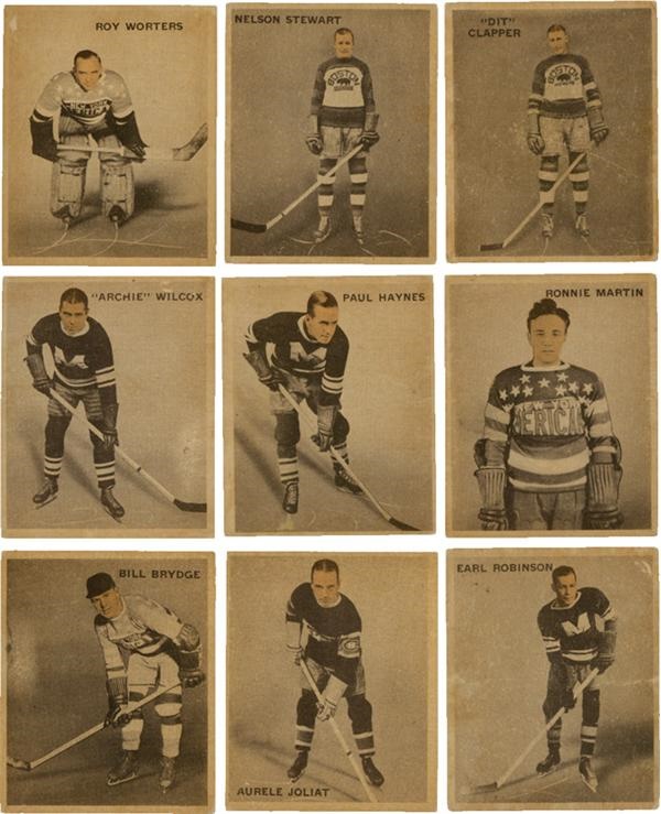 Baseball and Trading Cards - 1933-34 Ice Kings V357 Partial Hockey Card Set (46/72)