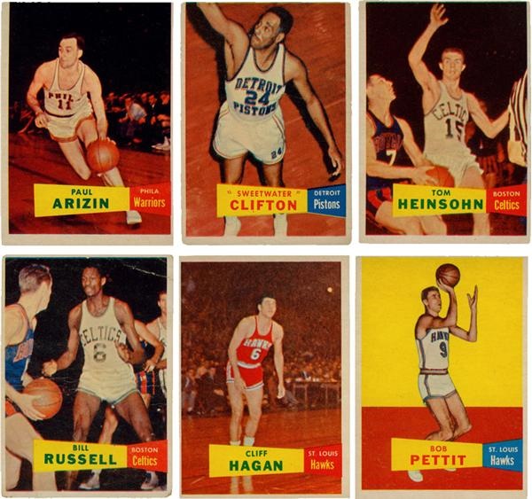 1957 Topps Basketball Card Complete Set