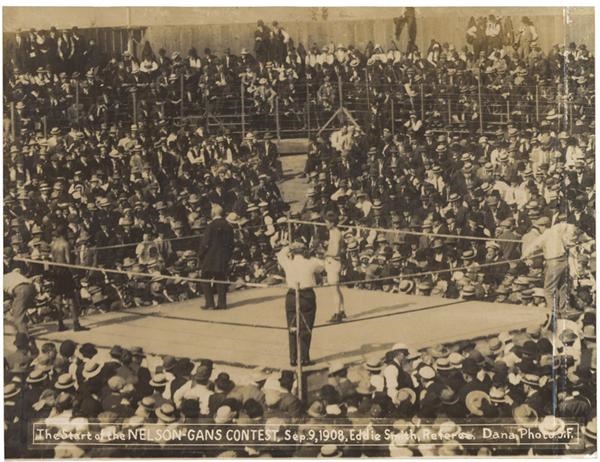 Muhammad Ali & Boxing - BATTLING NELSON V JOE GANS : by Dana Photo, 1908