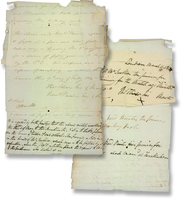 1814 John Jackson Twice Signed Agrrement