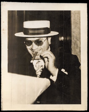 1941 Al Capone Wire Photograph (7x9")