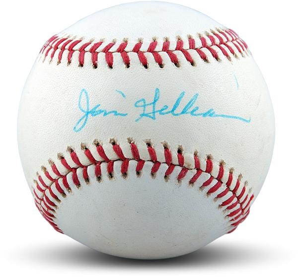 Jim Gilliam Single Signed Baseball