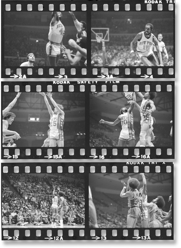 Amazing 1970's-1990's Professional Photographer's NBA Original Negative Collection (13,000+)