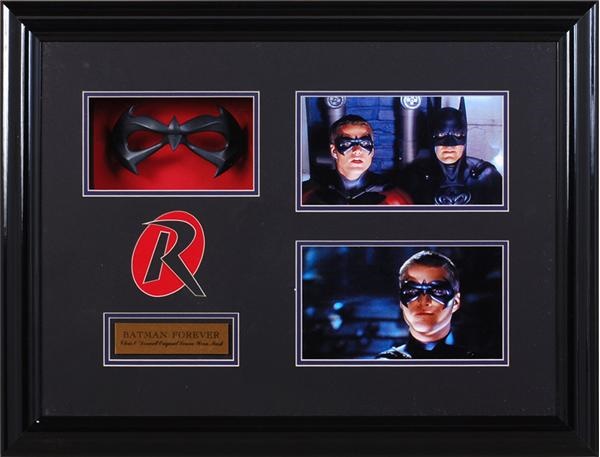 Rock And Pop Culture - Batman Forever Chris O'Donnell Original Screen Worn Mask