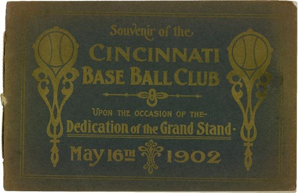 Ernie Davis - 1902 Opening of the Cincinnati Palace of the Fans Brochure