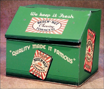 Ephemera - Beech-Nut Tobacco Advertising Tin