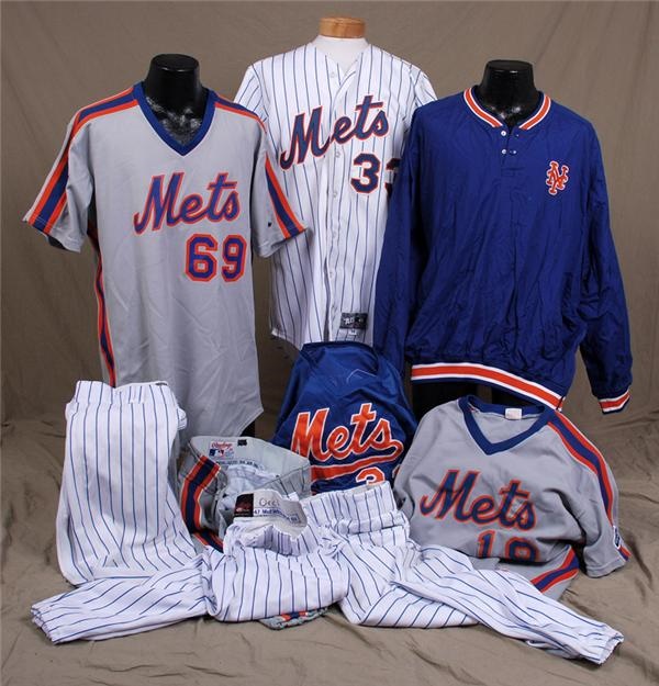 Amazing Collection of New York Mets Game Used Major and Minor League Jerseys (225+) and Pants (800+)