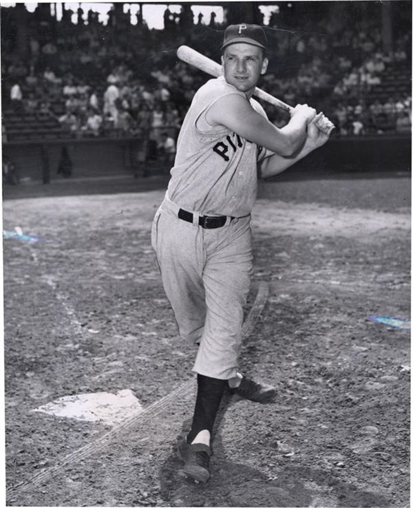 Baseball - RALPH KINER (b. 1922) : Ralph Kiner in his sleeveless togs, 1950