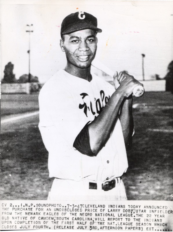 Baseball - LARRY DOBY (1923-2003) : Newark Eagle, 1947