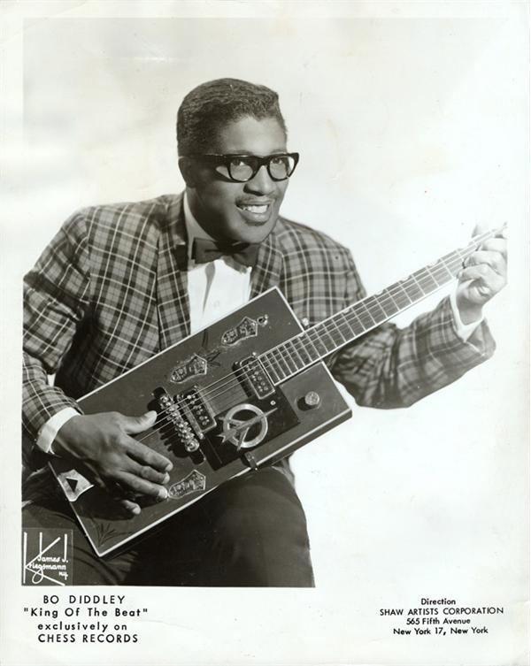 - BO DIDDLEY (b. 1928) : King of the Beat, 1950s