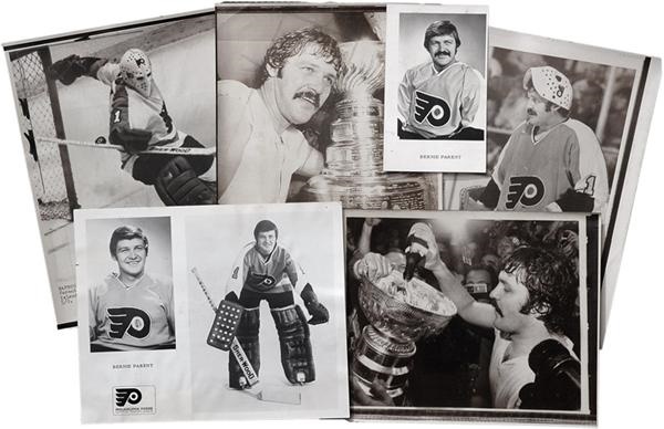 - BERNIE PARENT (b. 1945) : Flyers Goalie, 1970s