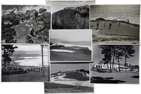 Golf - PEBBLE BEACH GOLF COURSE : Exceptional images, 1920s-1930s