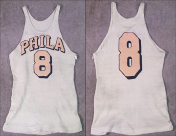 - 1946-47 Philadelphia Warriors Game Worn Jersey