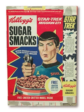 - 1960's Star Trek Cereal Box