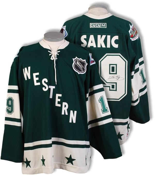 Hockey Equipment - Joe Sakic 2004 NHL All-Star Game Worn Jersey