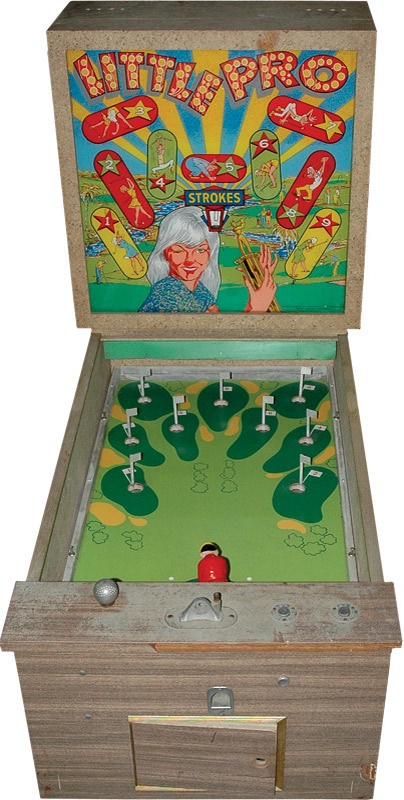Golf - 1950's Little Pro Golf Coin-Operated Machine
