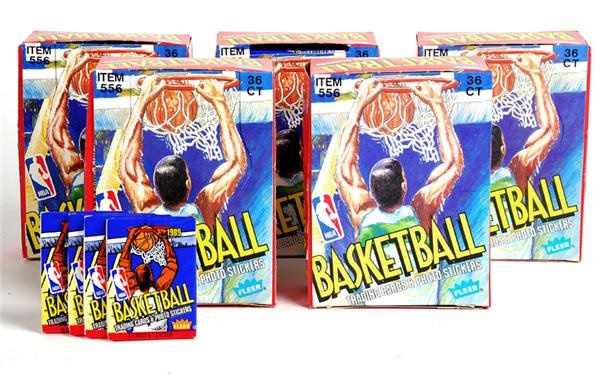 - 1989 Fleer Basketball Card Wax Boxes (5)