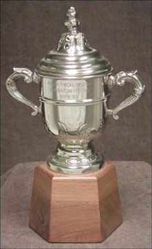 Peter Pocklington Collection - Peter Pocklington's 1984-85 Edmonton Oilers Clarence Campbell Bowl Championship Trophy (11")