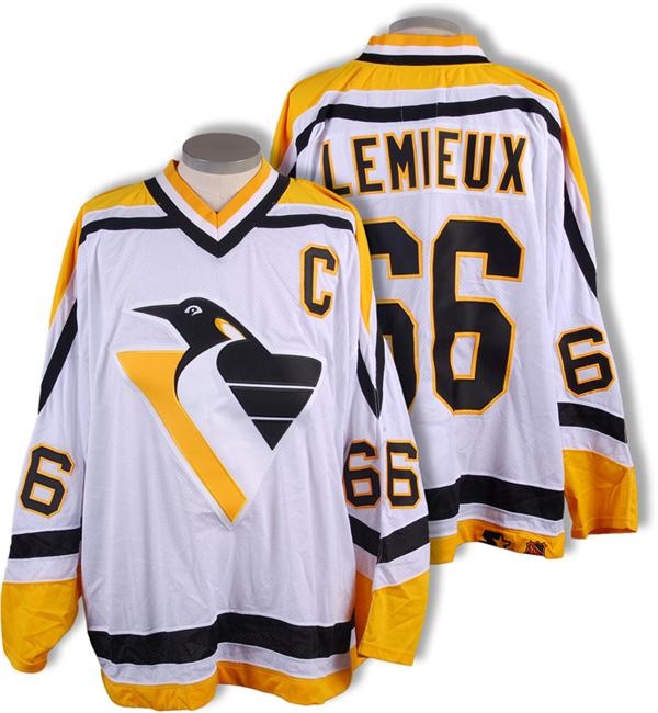 April 21, 1997 Mario Lemieux Pittsburgh Penguins Game Worn Jersey
