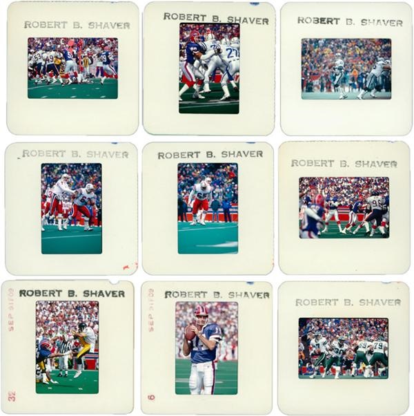 - Large Collection of 1990-91 NFL Football Slides (1,200+)