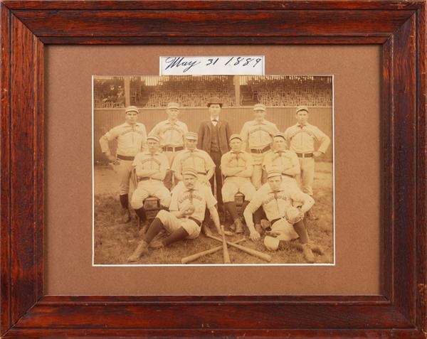 - Quality 1889 Semi-Pro Baseball Team Cabinet Photo