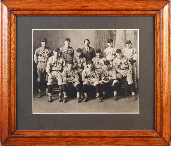 - Impressive 1924 "White Sox" Imperial Baseball Cabinet Photo