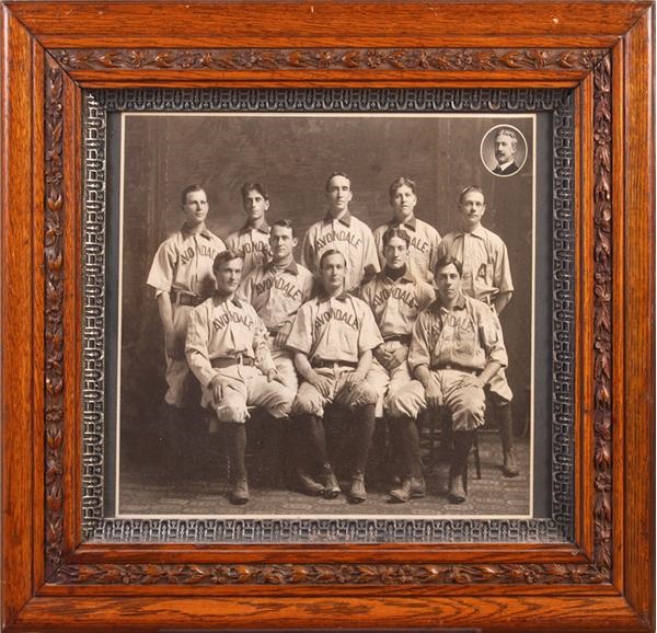 - Crystal Clear "Avondale" Imperial Baseball Cabinet Photo (C. 1910)