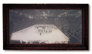 WHA - 1937 Howie Morenz Memorial Game Panoramic Photograph (11x21")