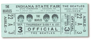 The Beatles - September 3, 1964 VIP Ticket