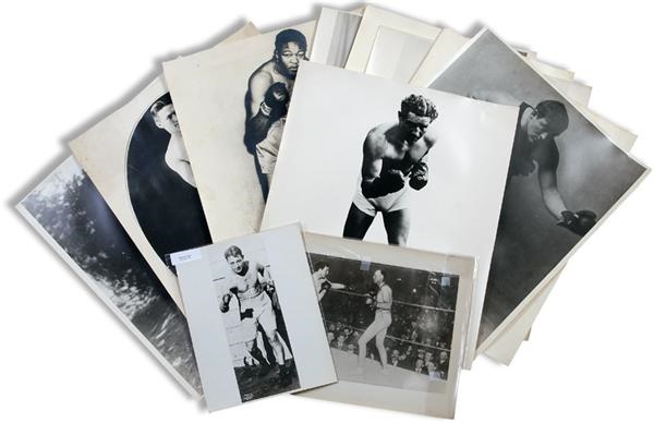 - 1930's Large Format Oversized Boxing Photographs (17)