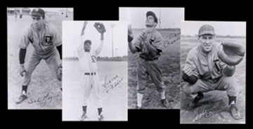 Cuban Sports Memorabilia - 1940's Banned Mexican League Players Postcard Set