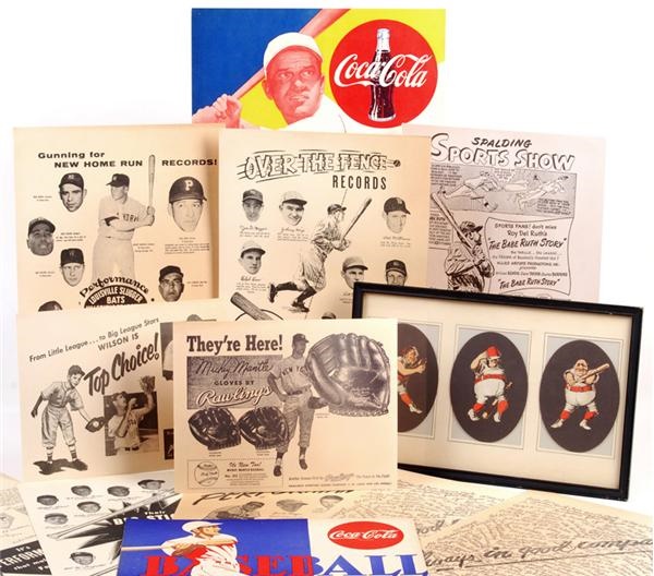 Ernie Davis - 1880's-1950s Baseball Advertising Display Pieces (13)