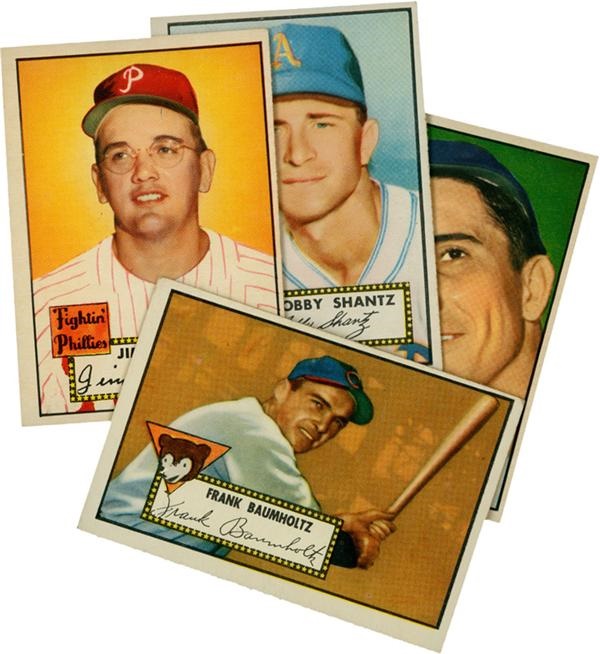 - 1952 Topps Baseball Cards with #1 Pafko (10)