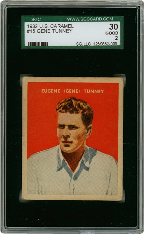 - 1932 US Caramel #15 Gene Tunney SGC Good 2