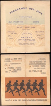 1980 Miracle on Ice & Olympics - 1906 Olympic Program