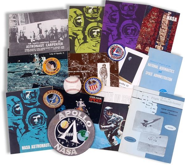 Rock And Pop Culture - NASA Astronaut Ephemera Collection with Walt Cunningham Signed Baseball