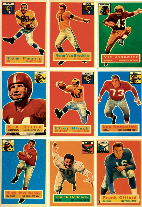 - 1956 Topps Football Card Complete Set