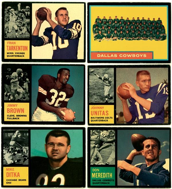 - 1962 Topps Football Card Set