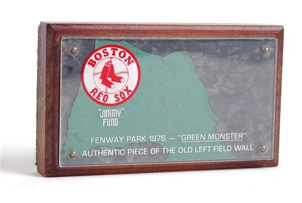 Boston Sports - 1976 Fenway Park “Jimmy Fund” Display