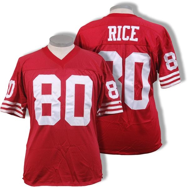 - Late 1980’s Jerry Rice Game Used Jersey