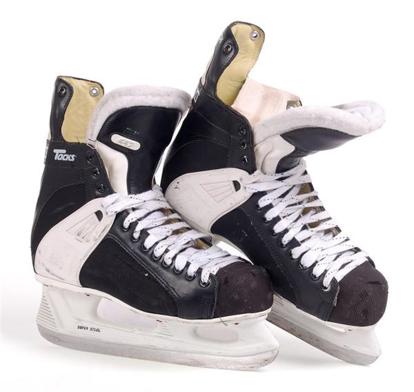 1990’s Mario Lemieux Pittsburgh Penguins Game Worn Skates