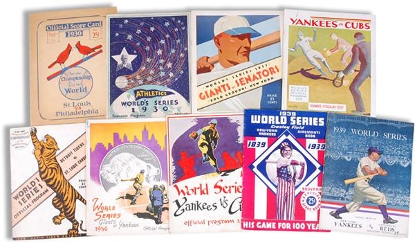 - 1930-1939 World Series Program Collection (16)