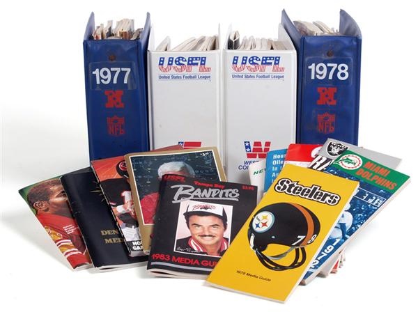 - Amazing Professional Football Media Guide Collection (500+)