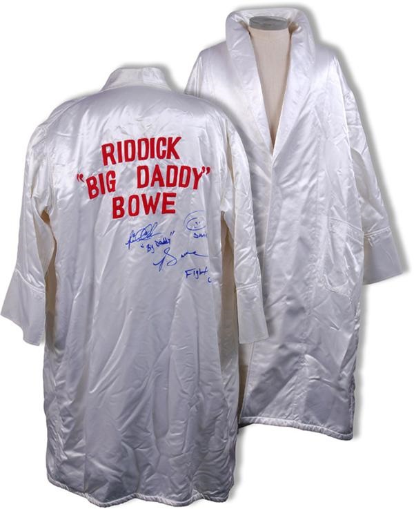 - Riddick Bowe’s Robe Worn For The First Andrew 
Golota Fight