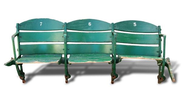 Stadium Artifacts - Set of Three Wrigley Field Stadium Seats