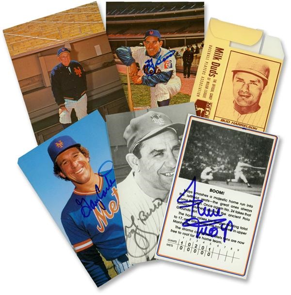 - Large New York Mets Card Collection with Topps Test Issues and Signatures