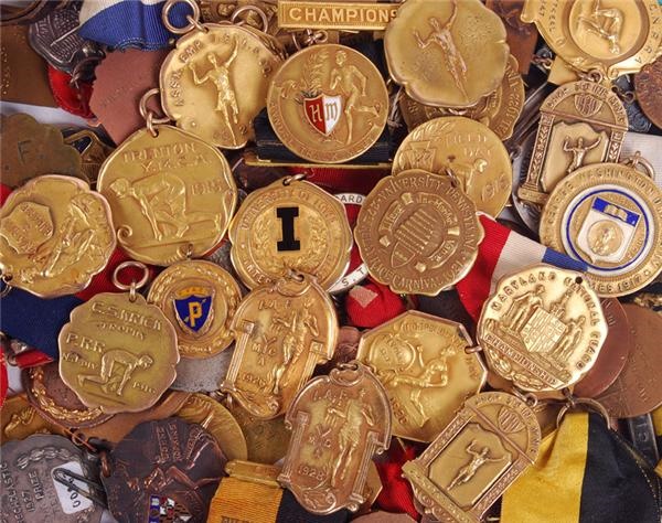 - Simply Amazing Collection of Early Track and Field Medals (140+)